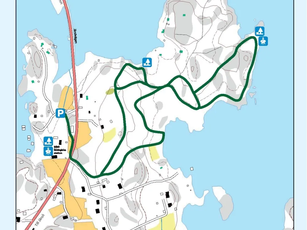 Nåtö 2−3,3 km − wooded meadows with stunning wildflowers