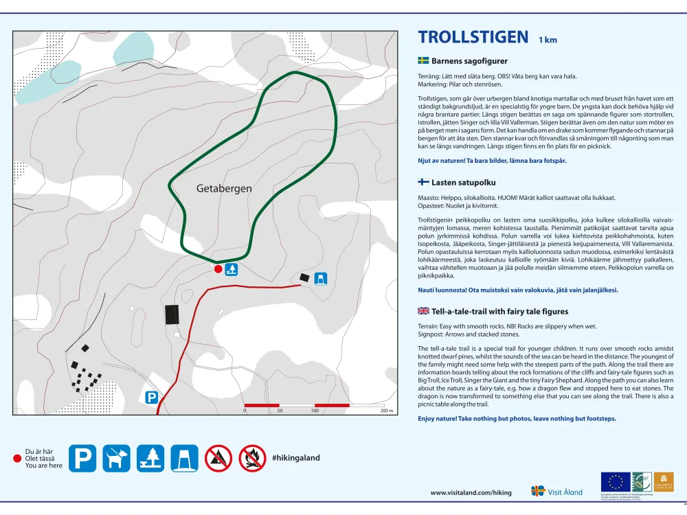 Trollstigen 1 km
