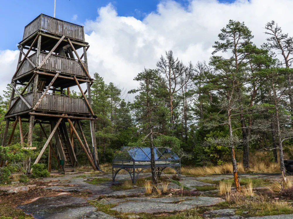 Kungsö batteriberg  3−6 km − Russian costal battery with seaview