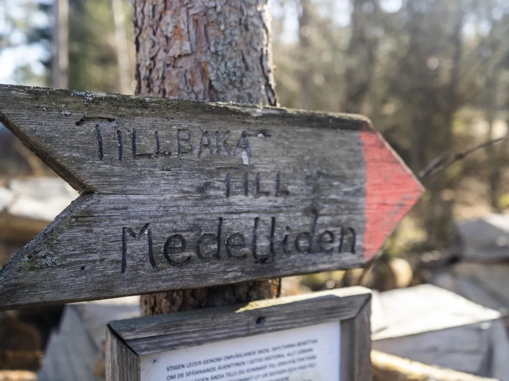 Medeltidsstigen 3 km – höggravfält och Stora Ofreden 