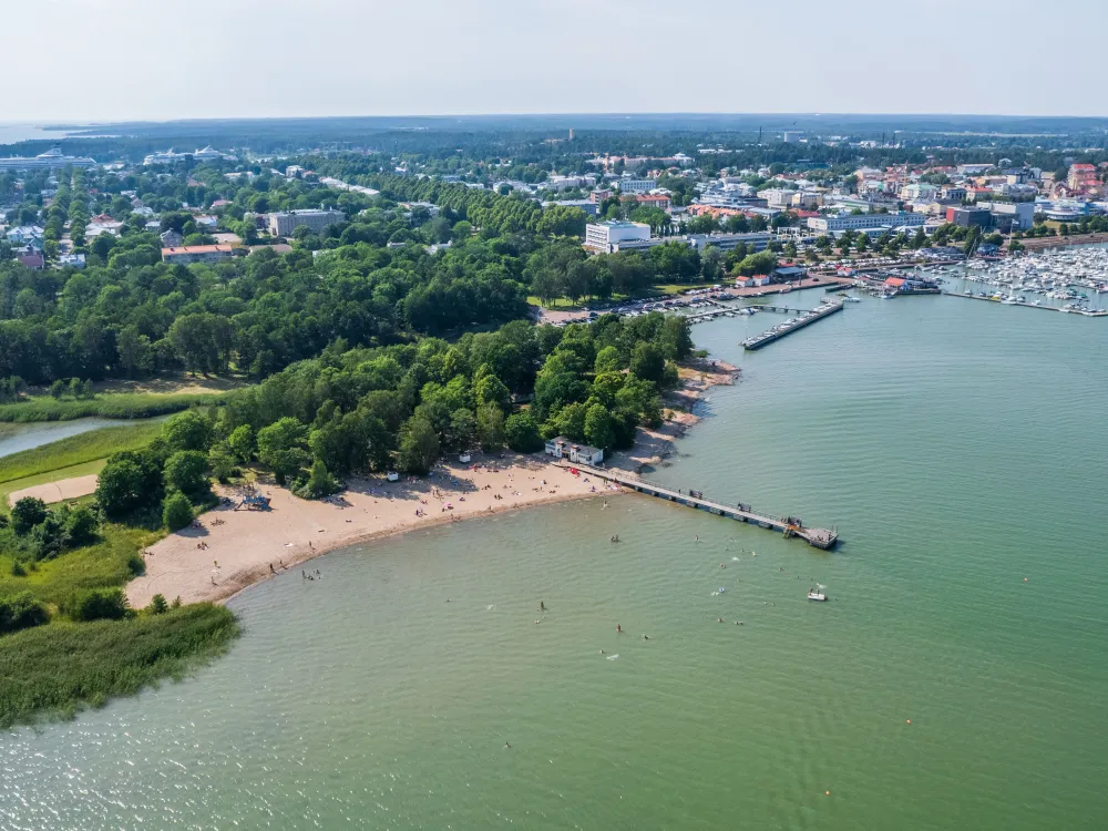 Lilla holmens badplats, Mariehamn